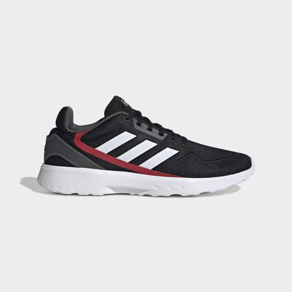 Adidasi Alergare Adidas Nebzed Barbati Romania - Negrii/Albi/Gri EG3704
